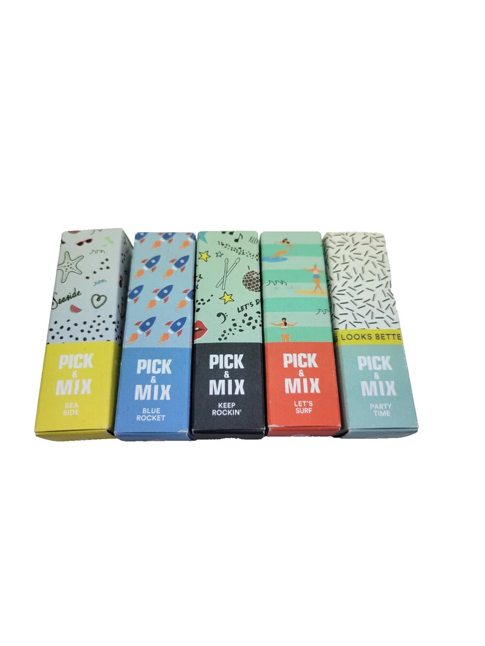 5pc 3INA Pick & Mix Lipstick Case Cardboard  **  Brand New in Box **